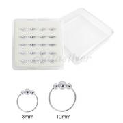 Wholesale Silver Tribal Ball Closure Nose Ring Hoop 