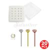 SILVER ROUND 2 Mm AB Color CZ NOSE STUD