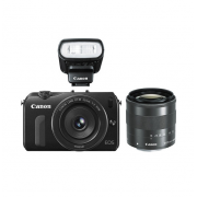 Wholesale Canon EOS M Kit (18-55mm STM) W/ 90EX Flash (Black)