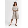 Linen Alchemy Midi Dress
