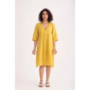 Wholesale Linen Citrus Midi Dress