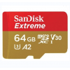 Sandisk Extreme A2 V30 UHS-I U3 MicroSDXC (64GB, Read 160MB/