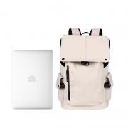 Wholesale Sponge Tourist Backpack, 15,4 Apricot, With USB Port