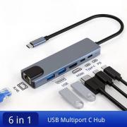 Wholesale 6 In 1 Usb C Hub With Hdmi, Pd100w, Ethernet, Usb 3.0