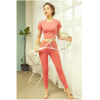 Women Seamless Sports Set, Short Sleeves T-shirt , Leggings