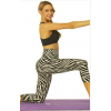 Ldies Zebra Design Active 3/4 Leggings, Yoga Leggings wholesale