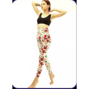 Wholesale Spring Floral Print Leggings 