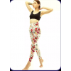 Spring Floral Print Leggings 