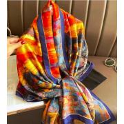 Wholesale Ladies Popular Paint Style Shinny Light Scarf