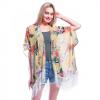 Ladies Stripes  Summerbeach Cape Summer  With Pearl Ornament