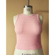 Wholesale Weaves Style Seamless Round Neck Sleeveless Tank Top K