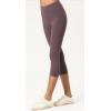 High Waist Seamed Active Capri