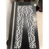 Women Seamless Black&white Jacquard Brushed Leggings 