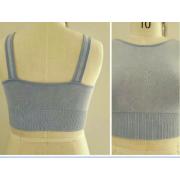 Wholesale Ladies Fashion Mesh Design Seamless Sports Bra