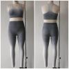 Gradient Dyeing Sports Sets Racer Back Top Bra And Leggings 