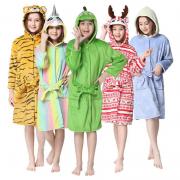 Wholesale Teenager Flannel Animal Shape Loungewear Homewear