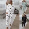 Ladies Yummy Leisurewear Joggers And Long Sleeves Set