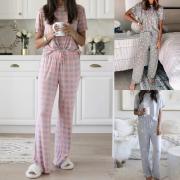 Wholesale Ladies Yummy Sleepwear Long Sleeves Top And Leggings