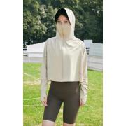 Wholesale Ladies Sun Light Protection Facial Cover  Hoodies