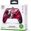 Powera Enhanced Wired Controller For Xbox Series Metallic Red Camo