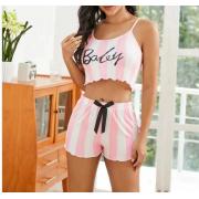 Wholesale Ladies Yummy Lounge Wear T-shirt+shorts