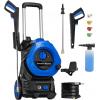 Pressure Washer With 4 Nozzles Soap Bottle And Hose Reel Best For Cleaning Cars