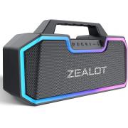 Wholesale Zealot S57 Portable Outdoor Rechargeable Bluetooth Speaker Colorful Lighting Wireless Music Subwoofer Support TF Card Playing Music
