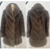FAUX FUR BIAS CUTTING COAT wholesale