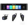 Adas 12 Inch Full Screen Rearview Mirror Dash Cam 4 Channels 4K Ultra HD 360 Degree Blind Spot Warning BSD For Car