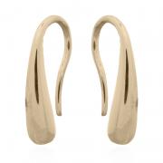 Wholesale Delicate Gold Plated 925 Silver Waterdrop Earrings