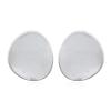 925 Silver Rounded Triangle Mother-of-Pearl Stud Earrings