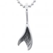 Wholesale Sterling Silver Tiny Wavy Fish Tail Pendant
