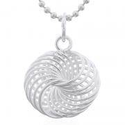Wholesale Artistic Spiral Coil 925 Silver Pendant