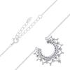 Sterling Silver Lotus Flower Charm Necklace