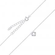 Wholesale Sterling Silver Cube Pendant Necklace