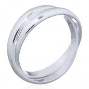 Wholesale 925 Sterling Silver Interlocked Bands Ring