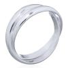 925 Sterling Silver Interlocked Bands Ring