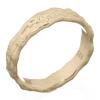 Gold Plated Hammered Textured Sterling Silver Ring