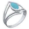 Bohemian Elegant 925 Silver Green Stone Ring