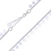 Silver Diamond Square Choker