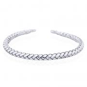 Wholesale Woven Handmade Karen Hill Tribe Sterling Silver Cuff Bracele