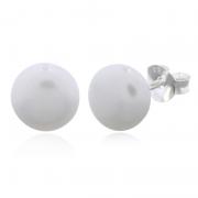 Wholesale Classic 10mm Freshwater Pearl Sterling Silver Stud Earrings