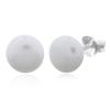 Classic 10mm Freshwater Pearl Sterling Silver Stud Earrings