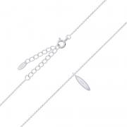 Wholesale Minimalist Silver Necklace With Grain Bead Charm