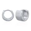 925 Sterling Silver Compact Bold Huggies