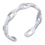 Wholesale Square Link Chain 925 Silver Toe Ring