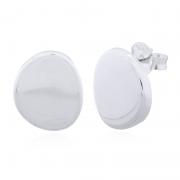 Wholesale Lustrous Geometric 925 Silver Stud Earrings