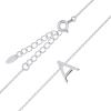 Initial Letter �A� Sterling Silver Necklace