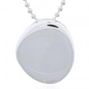Wholesale Sterling Silver Organic Shape Pebble Pendant
