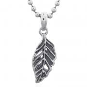 Wholesale Antiqued 925 Sterling Silver Leaf Pendant